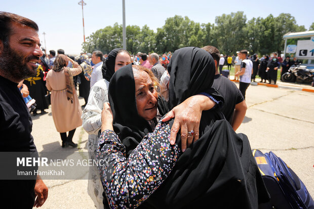 بازگشت اولین گروه حجاج در همدان