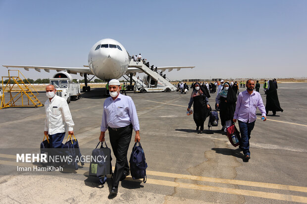اول تیر ماه آخرین پرواز رفت حجاج انجام می شود