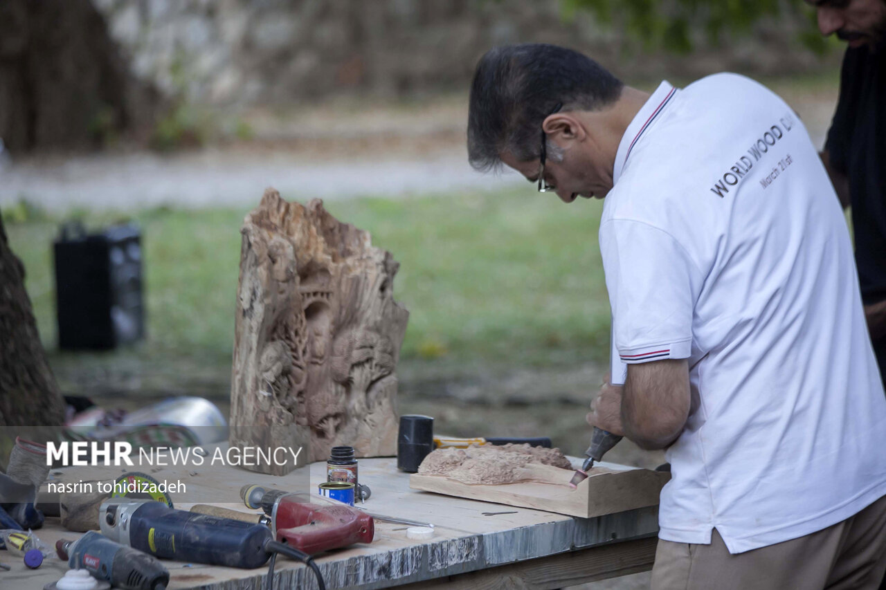 برگزاری رویداد روز جهانی چوب با حضور هنرمندانی از ۱۵ استان