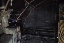 آتش سوزی در گاراژ سه هزار متری در بزرگراه آزادگان
