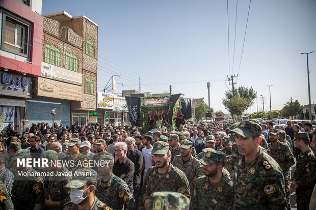 پیکر مطهر شهید «مهدی محمدی نسب» به خاک سپرده شد