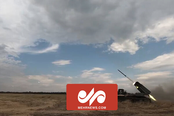 حمله توپخانه‌ای سنگین ارتش روسیه به مواضع ارتش اوکراین 