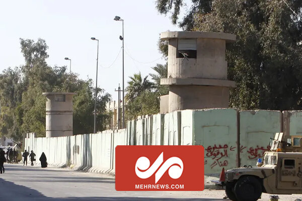 ساخت دیوار بتنی مقابل سفارت ترکیه در بغداد