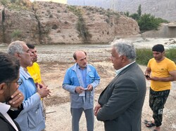 بازدید رئیس سازمان مدیریت بحران از مناطق سیل‌زده فارس