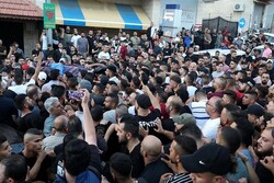 Nablus’ta şehit olan iki Filistinli için cenaze töreni yapıldı
