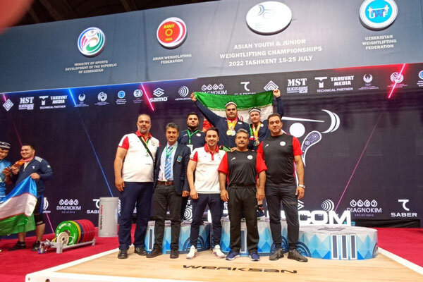 Iran's youth weightlifting team finishes runner-up in Asia