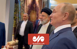 تصاویر دیده نشده از بازدید پوتین از نمایشگاه فرش دستباف ایرانی