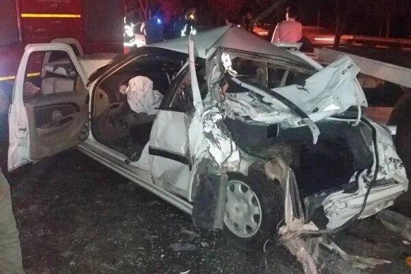 تصادف در آزادراه کرج - قزوین یک کشته و یک مصدوم برجا گذاشت