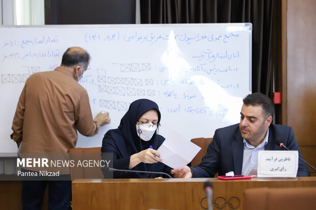 مجمع عمومی و سالیانه فدراسیون نجات غریق و غواصی عصر سه شنبه  در سالن همایش آکادمی ملی المپیک برگزار شد