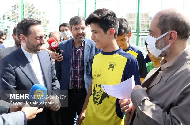 آیین افتتاح مجموعه فرهنگی ورزشی شهید اصلانی در مشهد