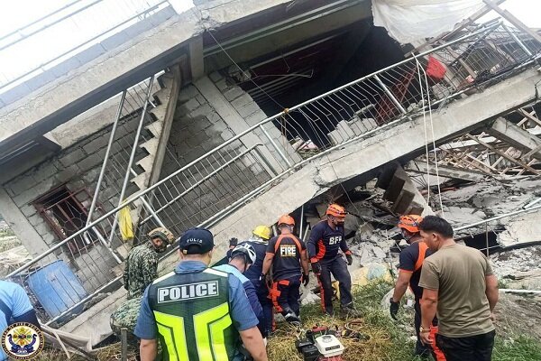 زلزله ۷.۱ ریشتری در فیلیپین/ ۶ نفر کشته و بیش از ۶۰ تَن زخمی شدند