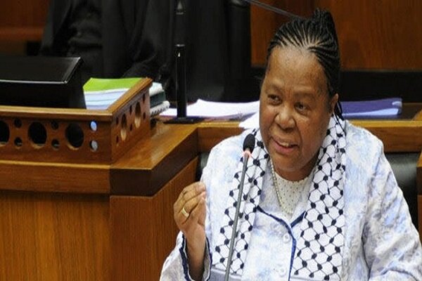 South African FM again calls Israel regime South African FM 