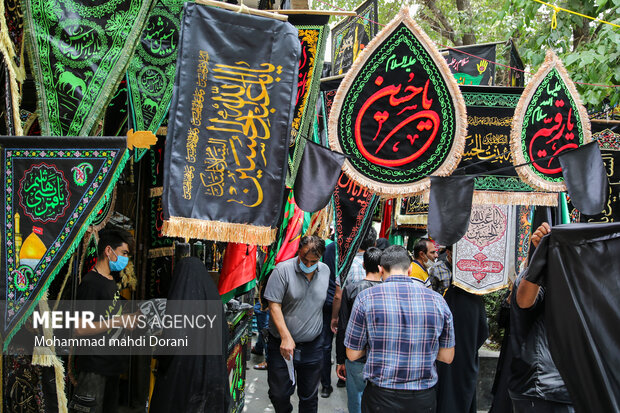تہران میں ماہ عزا محرم الحرام کی تیاریاں
