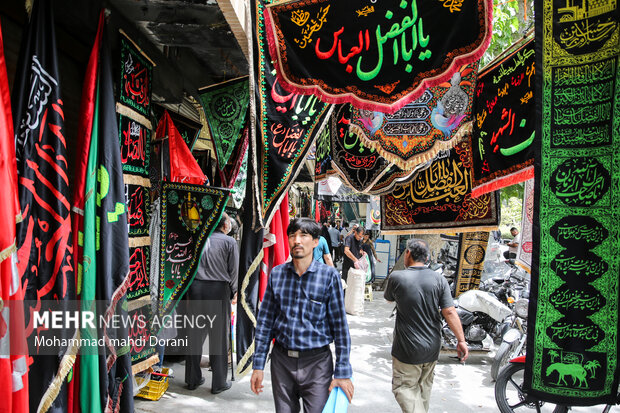 تہران میں ماہ عزا محرم الحرام کی تیاریاں

