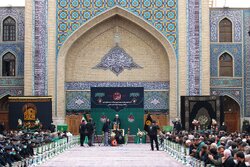 Muharram ceremonies in Imam Reza shrine