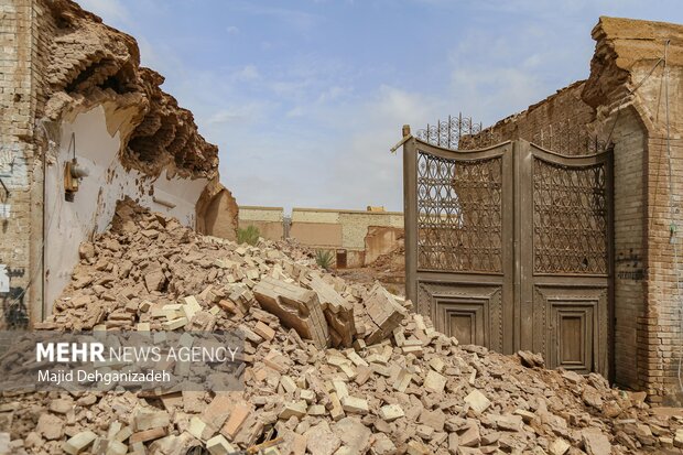 تخریب خانه‌ها و مغازه‌ها در محله‌های قدیمی یزد