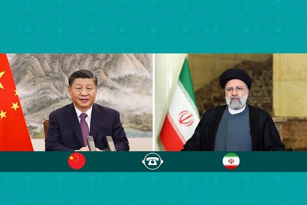 الرئيس الايراني يناقش مع نظيره الصيني تطور التعاون الاقتصادي الاستراتيجي