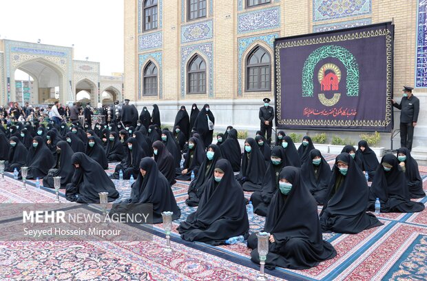 Muharram ceremonies in Imam Reza shrine
