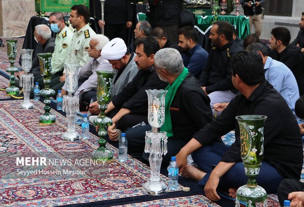 Muharram ceremonies in Imam Reza shrine
