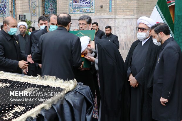 Muharram ceremonies in Imam Reza shrine
