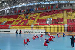 اولین تمرین ملی پوشان در اسکوپیه/ بزرگترین سالن میزبان تیم ایران
