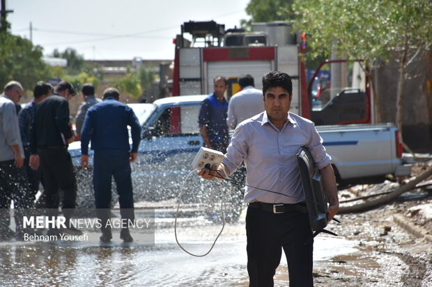 وضعیت بحرانی روستای های سیل زده اراک