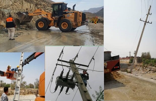 تداوم فعالیت «مانسون» در بوشهر/ زیرساختهای برق و راه خسارت دید تداوم فعالیت «مانسون» در بوشهر/ زیرساختهای برق و راه خسارت دید