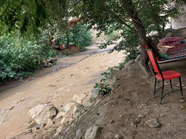 سیل در روستای توآباد آبگرم خسارت جانی نداشت