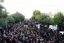تشییع پیکرهای پاک شهدای خان‌طومان در مشهد