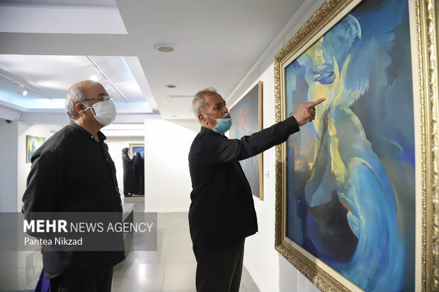 نمایشگاهی از آثار مرحوم حبیب صادقی استاد پیشکسوت نقاشی در حوزه هنری برگزار شد