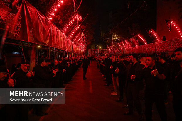 Mourning ceremony of Imam Hussein (PBUH) observed in Tehran