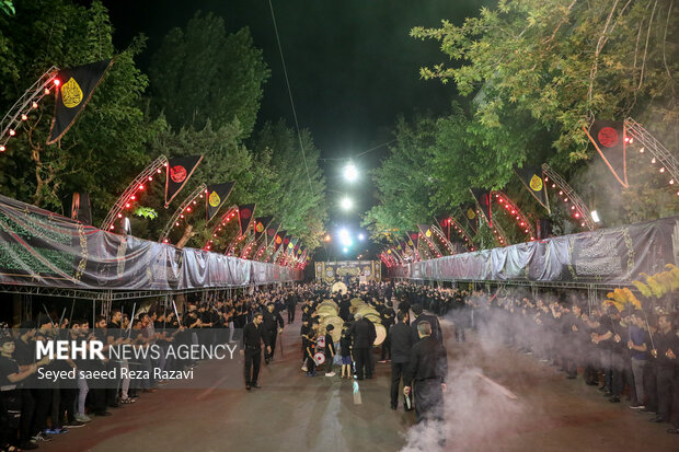 Mourning ceremony of Imam Hussein (PBUH) observed in Tehran