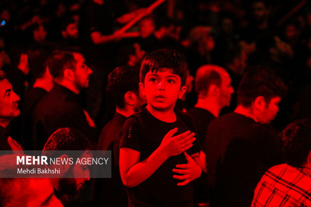 Muharram mourning ceremony of Fatemiyoun in Qom