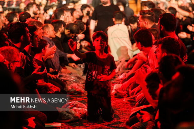 Muharram mourning ceremony of Fatemiyoun in Qom