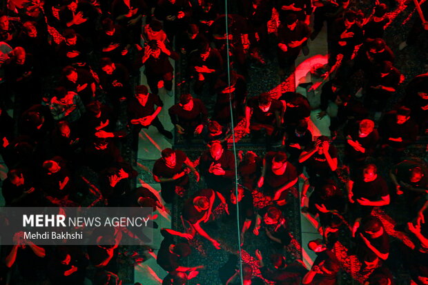 Muharram mourning ceremony of Fatemiyoun in Qom