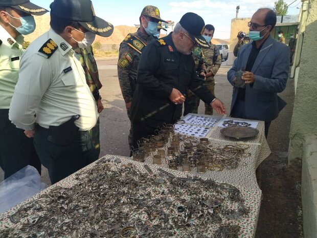 45 سکه و تعدادی اشیای تاریخی در تربت حیدریه کشف شد