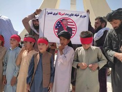 اعتراض گسترده به تجاوز آمریکا در شهرهای افغانستان + تصاویر