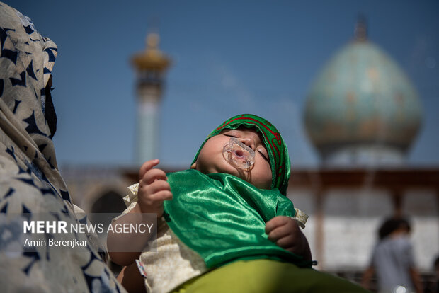 اجتماع عظیم شیرخوارگان حسینی در شیراز