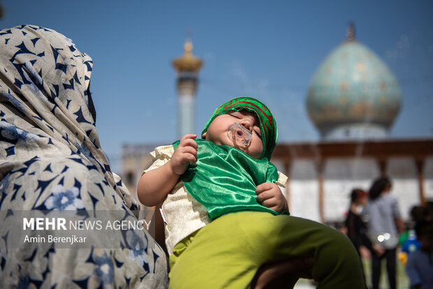 اجتماع عظیم شیرخوارگان حسینی در شیراز