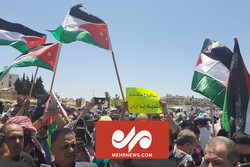 تظاهرکنندگان اردنی خواستار اخراج سفیر رژیم صهیونیستی شدند