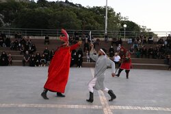 تعزیه خوانی در پارک کوهسنگی مشهد