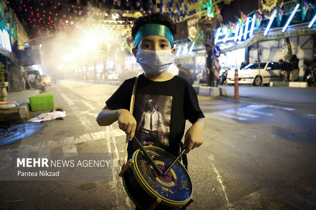 عزاداری شب تاسوعای حسینی در فیروزکوه