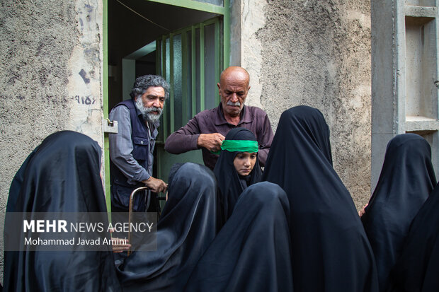 آیین تعزیه ‌خوانی در روستای حصارخروان قزوین