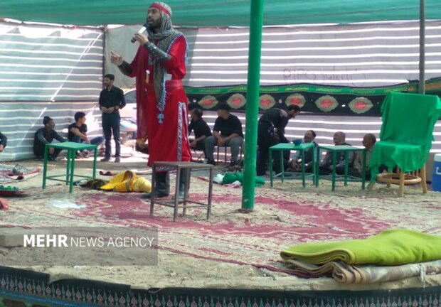 مردم آذربایجانغربی در تاسوعای حسینی نوای یا ابوالفضل سر دادند