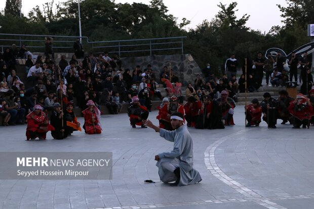 مراسم تعزیه خوانی در پارک کوهسنگی مشهد