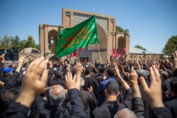 اجتماع عزاداران حسینی در قزوین برگزار شد