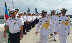دو ناو «جوشن» و «پیکان» نیروی دریایی ارتش وارد باکو شدند