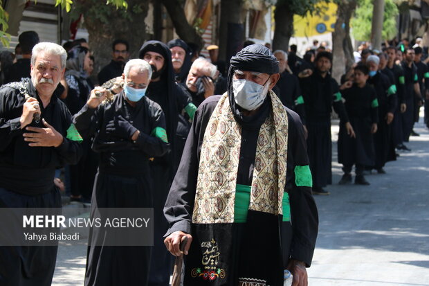 مراسم عزاداری روز تاسوعای حسینی در کرمانشاه