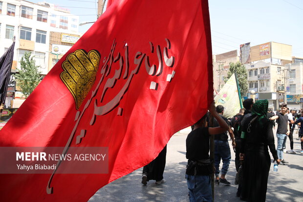 مراسم عزاداری روز تاسوعای حسینی در کرمانشاه