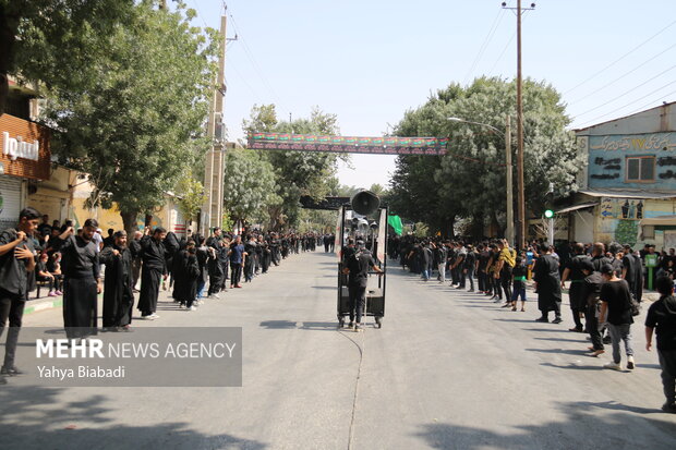 مراسم عزاداری روز تاسوعای حسینی در کرمانشاه